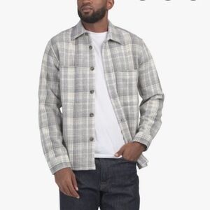 No Nationality NN07 Frode Wool Blend Flannel Overshirt Sz large